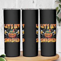 Funny Let's Get Smashed Skinny Tumbler Oktoberfest Pumpkin Beer Tyrolean Hat - Wonder Print Shop