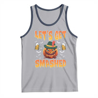 Funny Let's Get Smashed Tank Top Oktoberfest Pumpkin Beer Tyrolean Hat - Wonder Print Shop