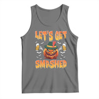 Funny Let's Get Smashed Tank Top Oktoberfest Pumpkin Beer Tyrolean Hat - Wonder Print Shop
