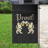 German Prost Garden Flag Lion Cheers Beer Drinking Oktoberfest - Wonder Print Shop