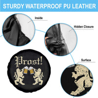 German Prost Spare Tire Cover Lion Cheers Beer Drinking Oktoberfest - Wonder Print Shop