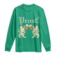 German Prost Long Sleeve Shirt Lion Cheers Beer Drinking Oktoberfest - Wonder Print Shop