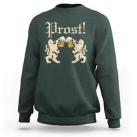 German Prost Sweatshirt Lion Cheers Beer Drinking Oktoberfest - Wonder Print Shop