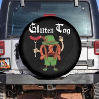 Funny Pretzel Spare Tire Cover Guten Tag Lederhosen Bratwurst Oktoberfest - Wonder Print Shop
