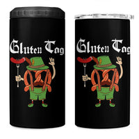 Funny Pretzel 4 in 1 Can Cooler Tumbler Guten Tag Lederhosen Bratwurst Oktoberfest - Wonder Print Shop