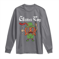 Funny Pretzel Long Sleeve Shirt Guten Tag Lederhosen Bratwurst Oktoberfest - Wonder Print Shop