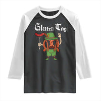 Funny Pretzel Raglan Shirt Guten Tag Lederhosen Bratwurst Oktoberfest - Wonder Print Shop