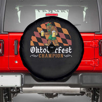 Funny Bigfoot Spare Tire Cover Oktoberfest Champion Beer Lederhosen - Wonder Print Shop
