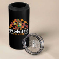 Funny Bigfoot 4 in 1 Can Cooler Tumbler Oktoberfest Champion Beer Lederhosen - Wonder Print Shop