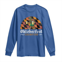 Funny Bigfoot Long Sleeve Shirt Oktoberfest Champion Beer Lederhosen - Wonder Print Shop