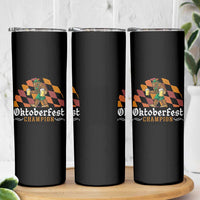 Funny Bigfoot Skinny Tumbler Oktoberfest Champion Beer Lederhosen - Wonder Print Shop