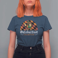 Funny Bigfoot T Shirt For Women Oktoberfest Champion Beer Lenderhosen - Wonder Print Shop