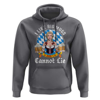 I Like Big Mugs And I Cannot Lie Hoodie Oktoberfest Party Beer Dirndl Bavarian Flag - Wonder Print Shop