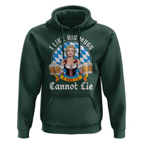 I Like Big Mugs And I Cannot Lie Hoodie Oktoberfest Party Beer Dirndl Bavarian Flag - Wonder Print Shop