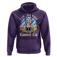 I Like Big Mugs And I Cannot Lie Hoodie Oktoberfest Party Beer Dirndl Bavarian Flag - Wonder Print Shop