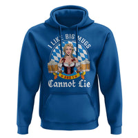 I Like Big Mugs And I Cannot Lie Hoodie Oktoberfest Party Beer Dirndl Bavarian Flag - Wonder Print Shop