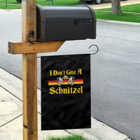 Funny Oktoberfest Garden Flag I Don't Give a Schnitzel German Lion Beer - Wonder Print Shop