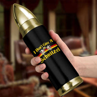 Funny Oktoberfest Bullet Tumbler I Don't Give a Schnitzel German Lion Beer - Wonder Print Shop