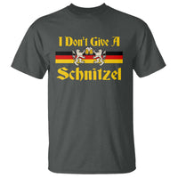 Funny Oktoberfest T Shirt I Don't Give a Schnitzel German Lion Beer - Wonder Print Shop
