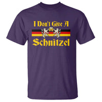 Funny Oktoberfest T Shirt I Don't Give a Schnitzel German Lion Beer - Wonder Print Shop