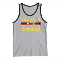 Funny Oktoberfest Tank Top I Don't Give a Schnitzel German Lion Beer - Wonder Print Shop