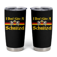 Funny Oktoberfest Tumbler Cup I Don't Give a Schnitzel German Lion Beer - Wonder Print Shop