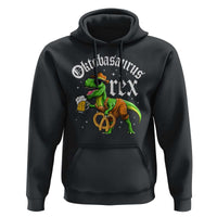Funny Oktoberfest Dinosaur Hoodie Oktobasaurus Rex Lederhosen Bavarian Beer - Wonder Print Shop