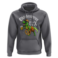 Funny Oktoberfest Dinosaur Hoodie Oktobasaurus Rex Lederhosen Bavarian Beer - Wonder Print Shop