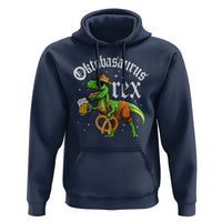Funny Oktoberfest Dinosaur Hoodie Oktobasaurus Rex Lederhosen Bavarian Beer - Wonder Print Shop