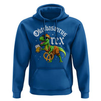 Funny Oktoberfest Dinosaur Hoodie Oktobasaurus Rex Lederhosen Bavarian Beer - Wonder Print Shop