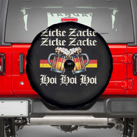 Funny Zicke Zacke Hoi Spare Tire Cover Oktoberfest German Flag Party - Wonder Print Shop