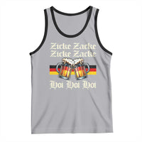 Funny Zicke Zacke Hoi Tank Top Oktoberfest German Flag Party - Wonder Print Shop
