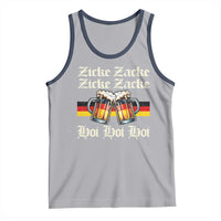 Funny Zicke Zacke Hoi Tank Top Oktoberfest German Flag Party - Wonder Print Shop