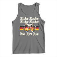 Funny Zicke Zacke Hoi Tank Top Oktoberfest German Flag Party - Wonder Print Shop