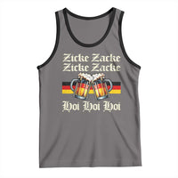Funny Zicke Zacke Hoi Tank Top Oktoberfest German Flag Party - Wonder Print Shop
