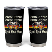 Funny Zicke Zacke Hoi Tumbler Cup Oktoberfest German Flag Party - Wonder Print Shop