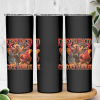 Funny Experienced Cock Handler Skinny Tumbler Inappropriate Adult Humor Chicken - Wonder Print Shop