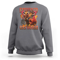 Funny Experienced Cock Handler Sweatshirt Inappropriate Adult Humor Chicken - Wonder Print Shop