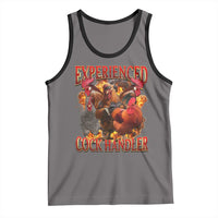 Funny Experienced Cock Handler Tank Top Inappropriate Adult Humor Chicken - Wonder Print Shop