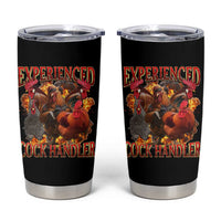 Funny Experienced Cock Handler Tumbler Cup Inappropriate Adult Humor Chicken - Wonder Print Shop