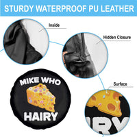 Funny Mike Who Cheese Hairy Spare Tire Cover Inappropriate Adult Humor Floral Cheese - Wonder Print Shop