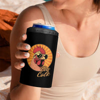 Funny Big Cock Chicken 4 in 1 Can Cooler Tumbler Raunchy Inappropriate Adult Humor - Wonder Print Shop