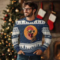 Funny Big Cock Chicken Ugly Christmas Sweater Raunchy Inappropriate Adult Humor - Wonder Print Shop