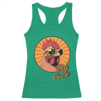 Funny Big Cock Chicken Racerback Tank Top Raunchy Inappropriate Adult Humor - Wonder Print Shop