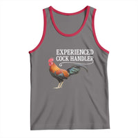 Funny Experienced Cock Handler Tank Top Raunchy Inappropriate Adult Humor Chicken - Wonder Print Shop