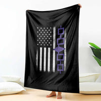 Haudenosaunee Iroquois USA Flag Native American Throw Blanket - Wonder Print Shop