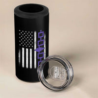 Haudenosaunee Iroquois USA Flag Native American 4 in 1 Can Cooler Tumbler - Wonder Print Shop