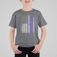Haudenosaunee Iroquois USA Flag Native American T Shirt For Kid - Wonder Print Shop