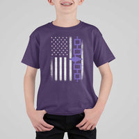 Haudenosaunee Iroquois USA Flag Native American T Shirt For Kid - Wonder Print Shop