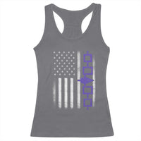 Haudenosaunee Iroquois USA Flag Native American Racerback Tank Top - Wonder Print Shop